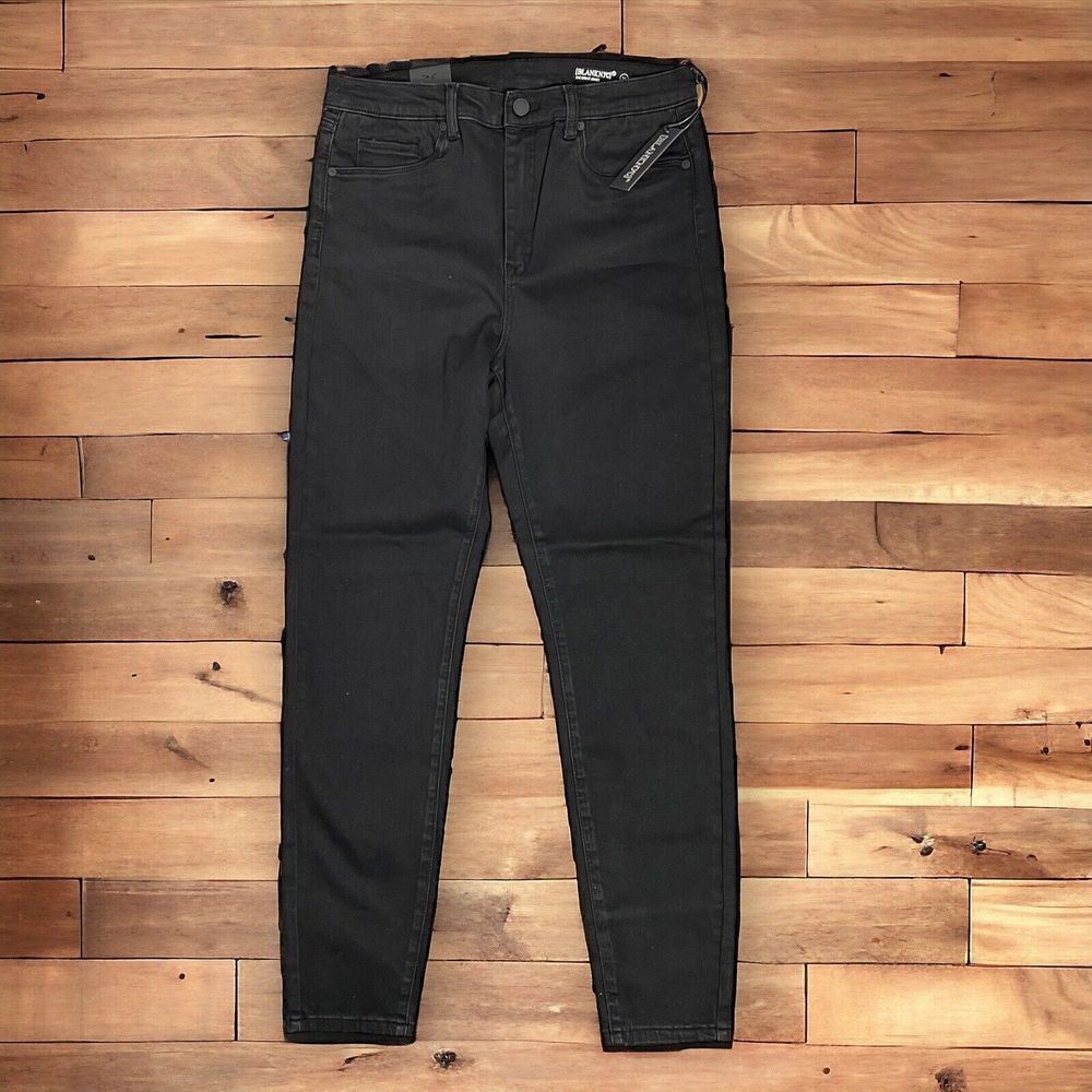 Blank NYC The Great Jones High-Rise Skinny‎ Jeans Size 31 Black Classic Stretch